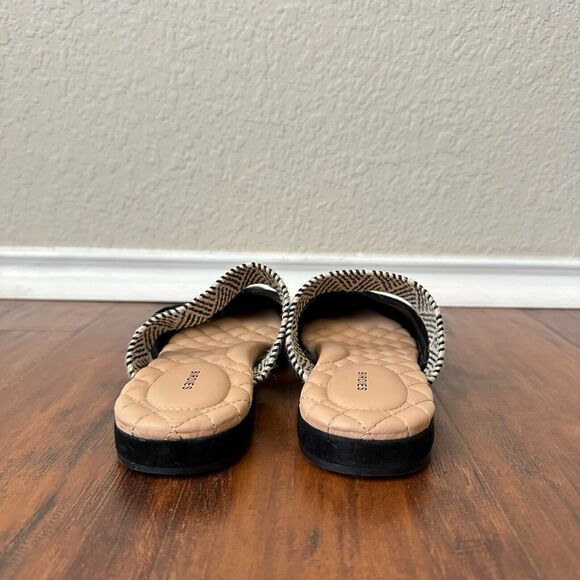 BIRDIES The Swan Black Cuff Suede Pointed Toe Mules Slip-On - Picture 6 of 9